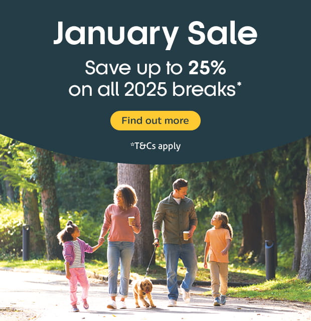 Save up to 25% on all 2025 breaks